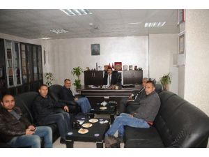 Gazeteciler Müftü Selahattin Yılmaz’ı Ziyaret Etti