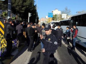 Adıyaman’da Minibüs Hattı Eylemi