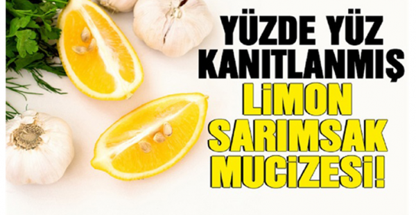 DÜNYA BUNU KONUŞUYOR! LİMON VE SARIMSAK MUCİZESİ