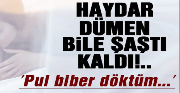 Soru Karşısında Haydar Dümen Bile şaşırdı