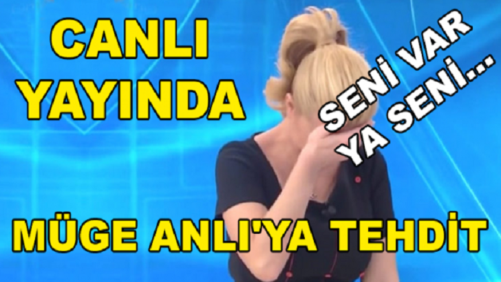 CANLI YAYINDA MÜGE ANLI’YA TEHDİT SENİ… HERKES BUZ KESTİ…