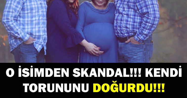 O İsim Kendi torununu doğurdu! Hem babaanne hem anne! Böyle rezillik görülmedi!