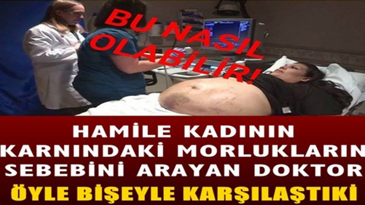 Hamile Kadının Devasa Büyüklükteki Karnında Ciddi Morluklar Vardı. Ultrasondan İncelenince Gerçek Açığa Çıktı