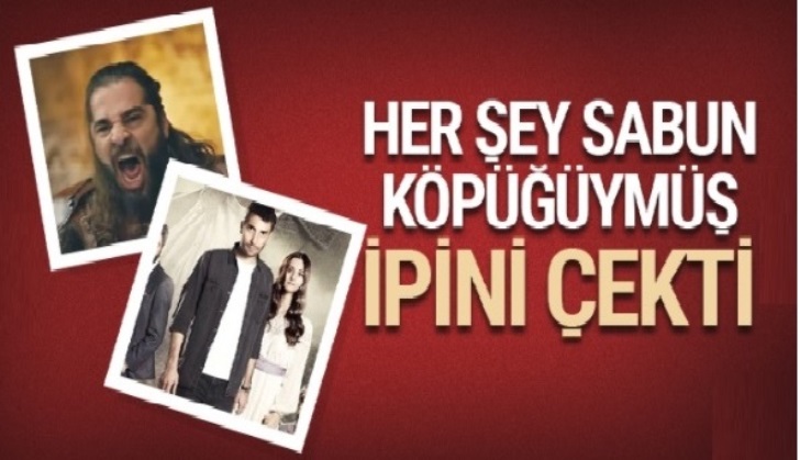 HERŞEY SABUN KÖPÜĞÜYMÜŞ. İPİNİ ÇEKECEK GİBİ