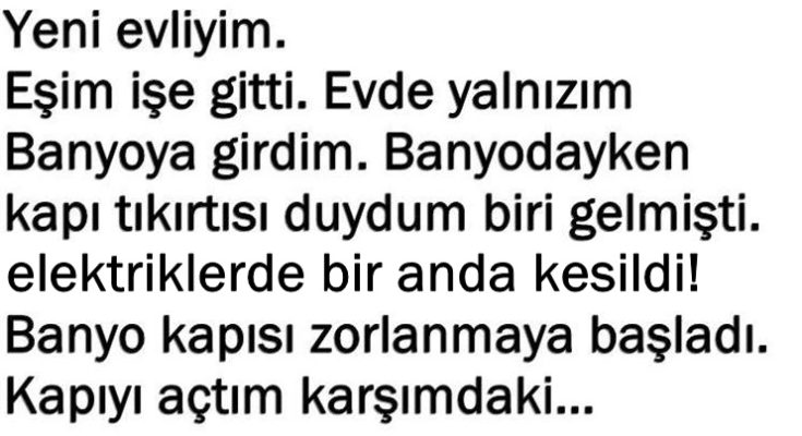 Evli Kadın Banyodayken Kapı Zorlanmaya Başladı Ve Sonrası…