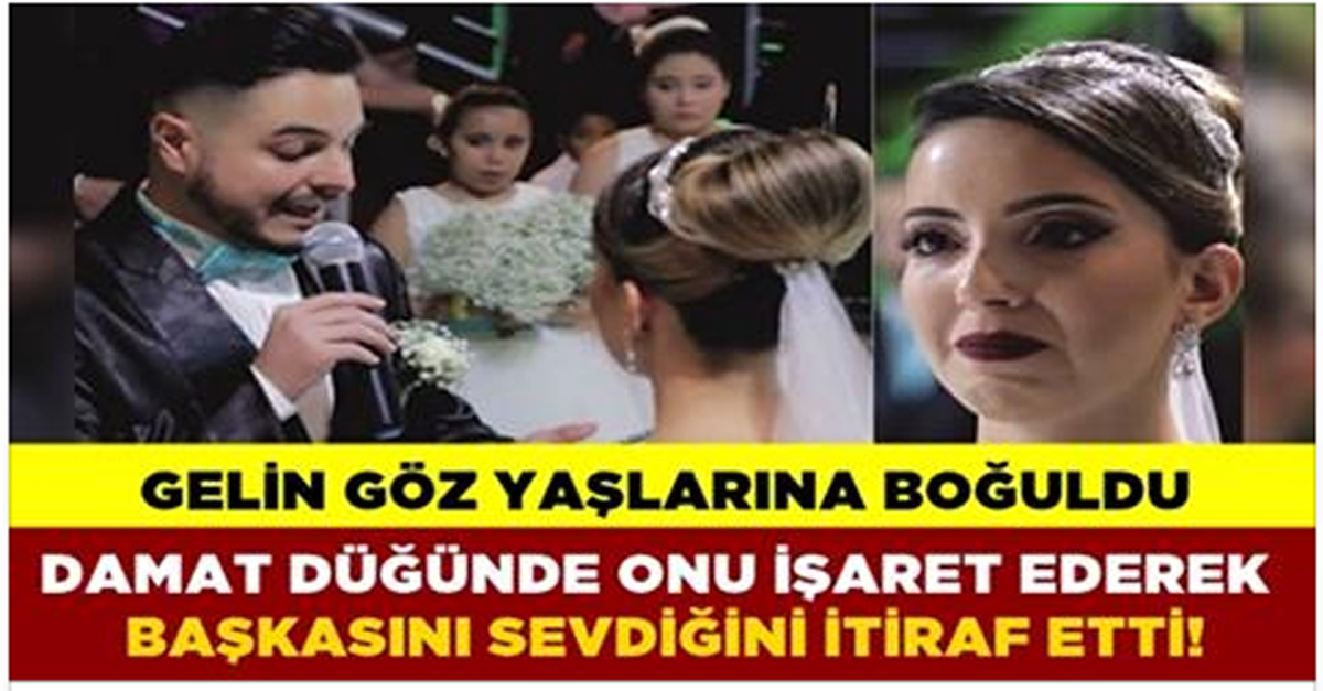 DAMAT DÜĞÜNDE GELİNE BAŞKASINI SEVDİĞİNİ SÖYLEDİ OLANLAR OLDU..