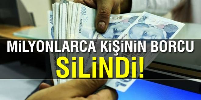 E DEVLET'TEN KONTROL EDEN EDENE! MİLYONLARCA KİŞİNİN BORCU SİLİNDİ