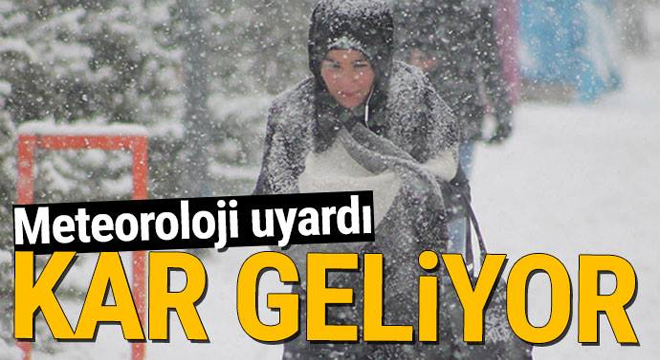 Meteoroloji Açıklama Geldi. Kar geliyor