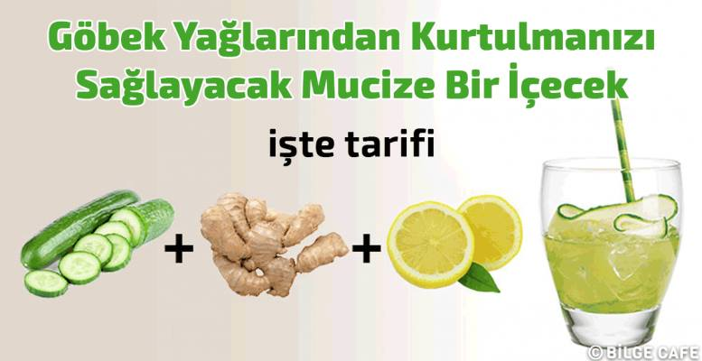 Göbek Yağlarından Kurtulmanızı Sağlayacak Mucize Bir İçecek ve de