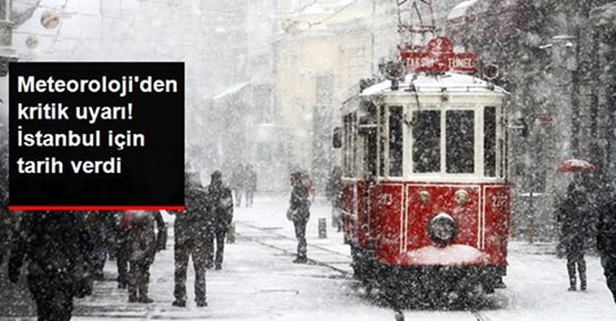 Meteoroloji'den  kar uyarısı!