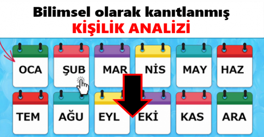 Kişilik Analizi-Doğduğun aya göre tam tespit!