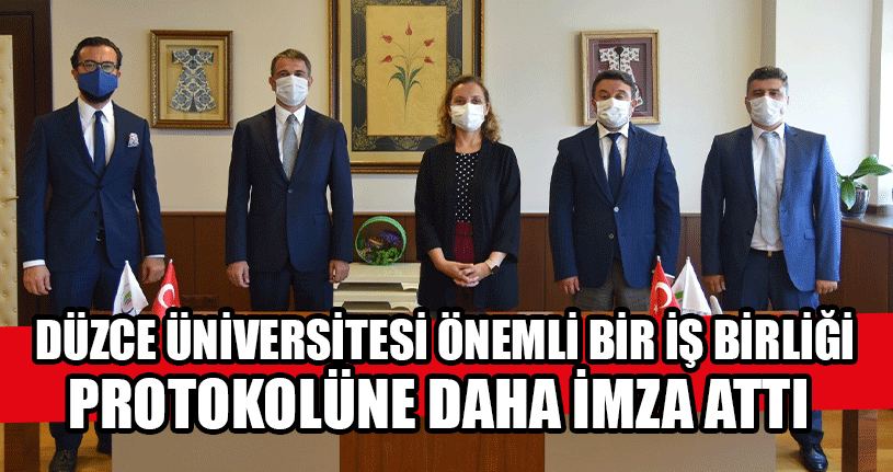 Düzce Üniversitesi İş Birliği Protokolüne İmza Attı