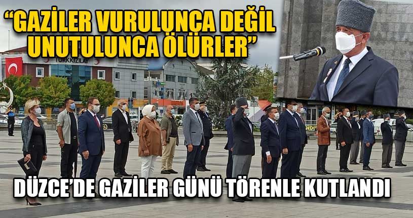 Düzce’de Gaziler Günü Kutlandı