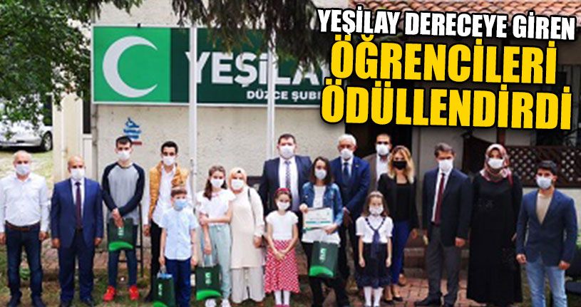 Derece Kazanan Öğrenciler Ödüllerini Aldı