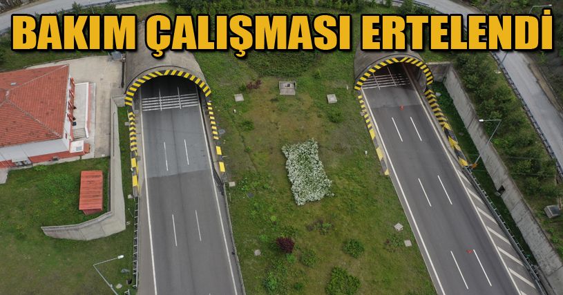 TEM otoyolu Bolu Dağı’nda yol çalışması 2 gün ertelendi