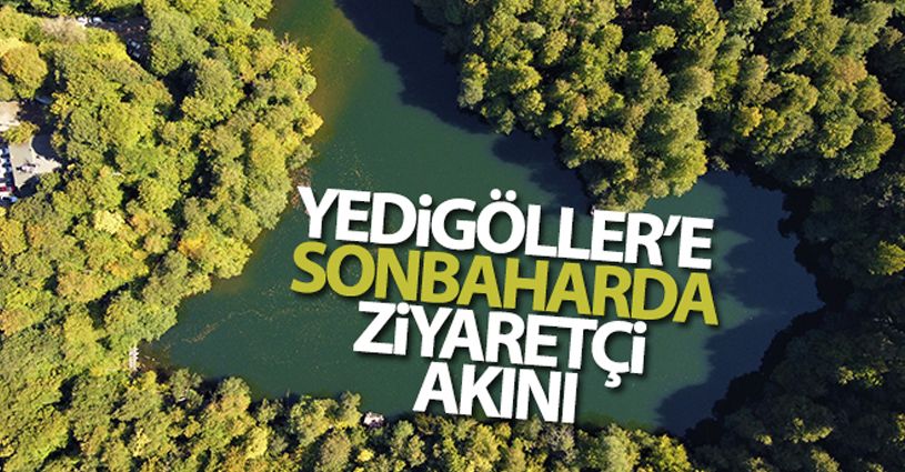 Yedigöller'e sonbaharda ziyaretçi akını