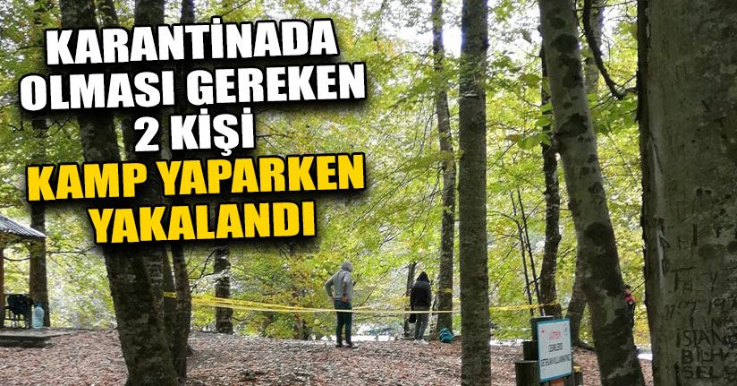 Korona Temaslısı 2 Kişi Milli Parkta Yakalandı