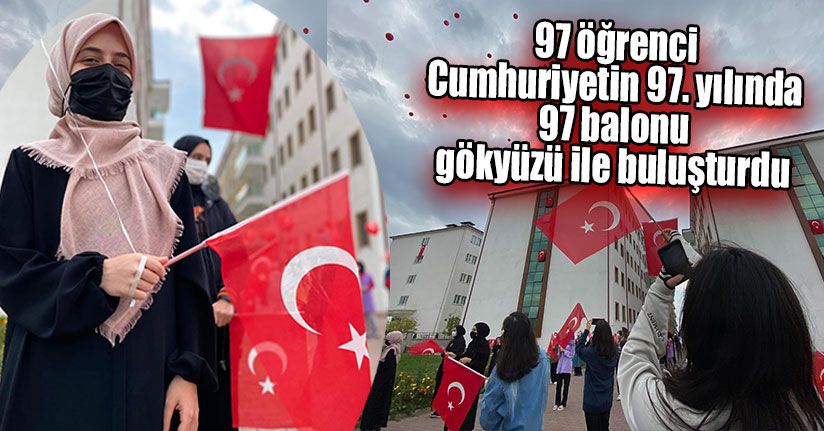 Öğrencilerden Cumhuriyet'in 97. Yılına Özel Etkinlik