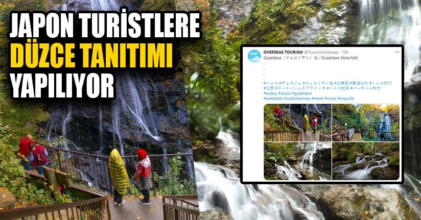 Japon Turistlere Düzce Tanıtımı Yapılıyor