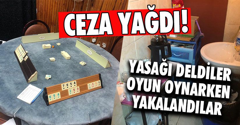 Yasağı Deldiler Oyun Oynarken Yakalandılar