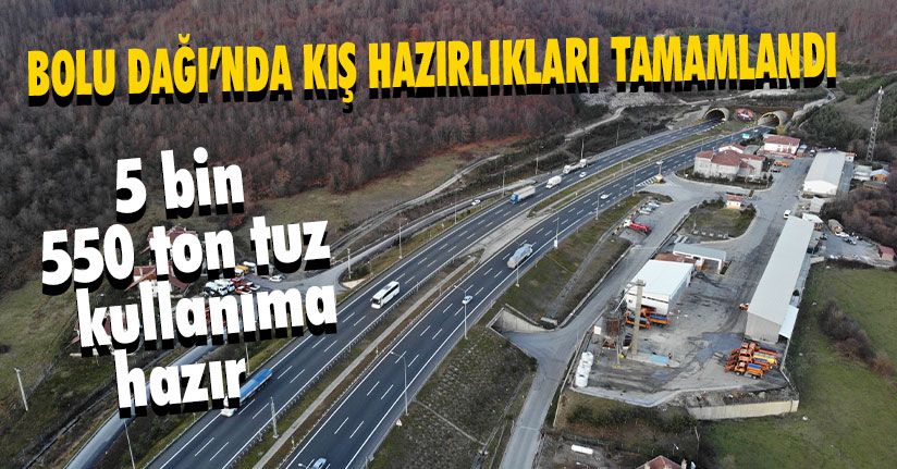 Bolu Dağı’nda Kış Hazırlıkları Tamamlandı