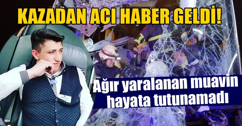 Kazadan Acı Haber Geldi