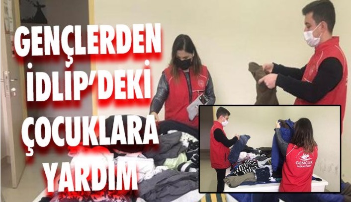 Gençlerden İdlip’deki Çocuklara Yardım