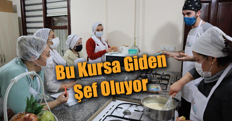 Bu kursa giden şef oluyor