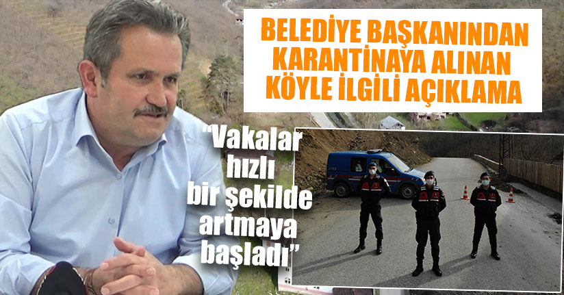 Köye Giriş Çıkışlar Jandarma Kontrolünde Yapılıyor