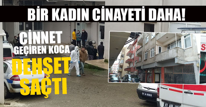 Cinnet Getiren Koca Önce Karısı Sonra Kendini Öldürdü