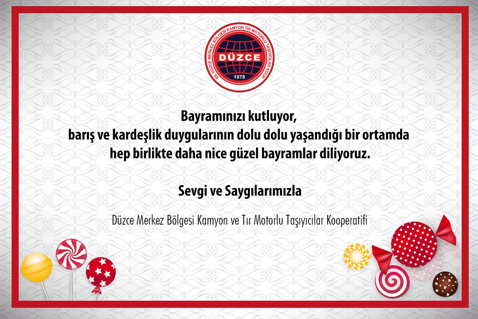 Düzce Kamyoncular Kooperatifi Ramazan Bayramı