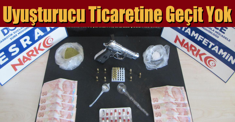 Düzce’de uyuşturucu ticaretine geçit yok