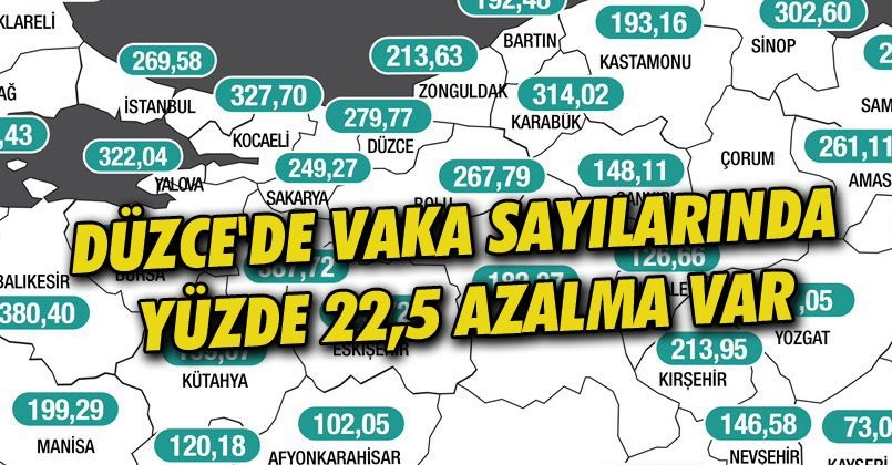 Vaka Sayılarında Yüzde 22,5 Azalma Var