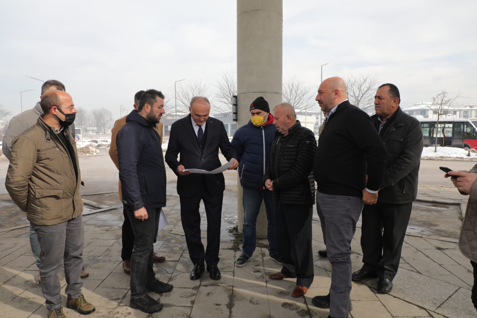 Özlü, terminal ve katlı otoparkta incelemede bulundu