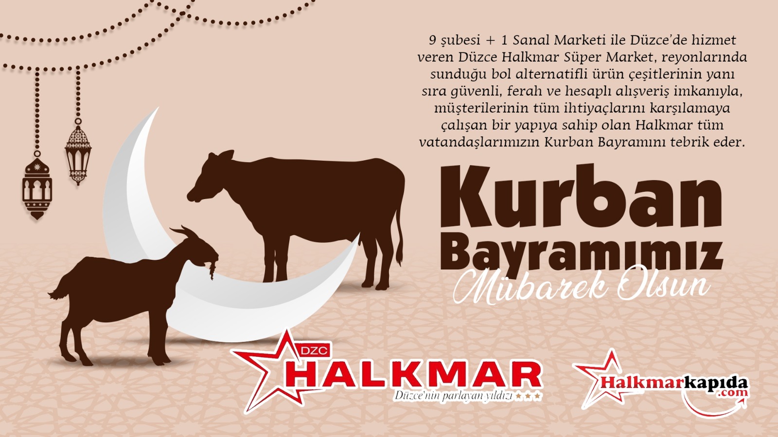 HALKMAR Kurban Bayramını Kutlar