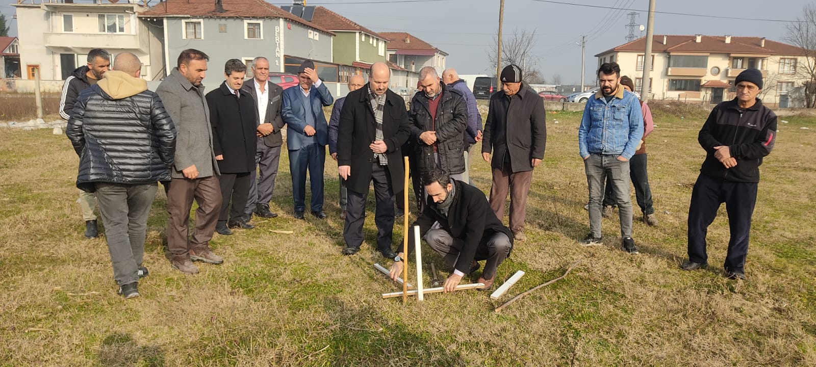 Yeni yapılacak caminin kıblesi belirlendi