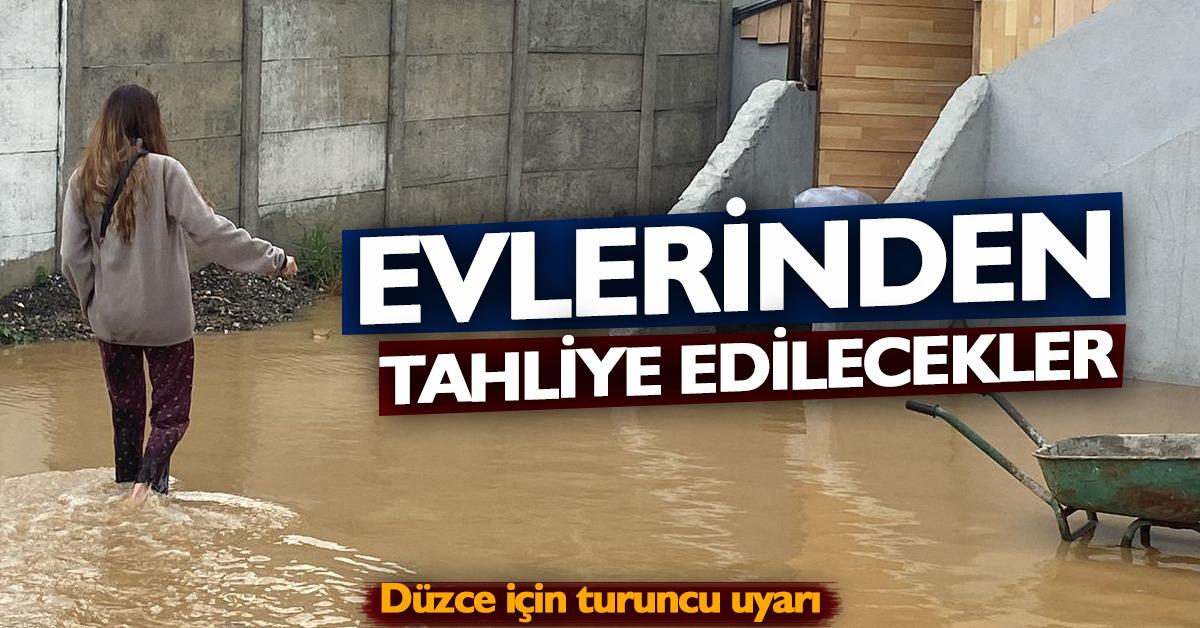 Evler tahliye edilecek