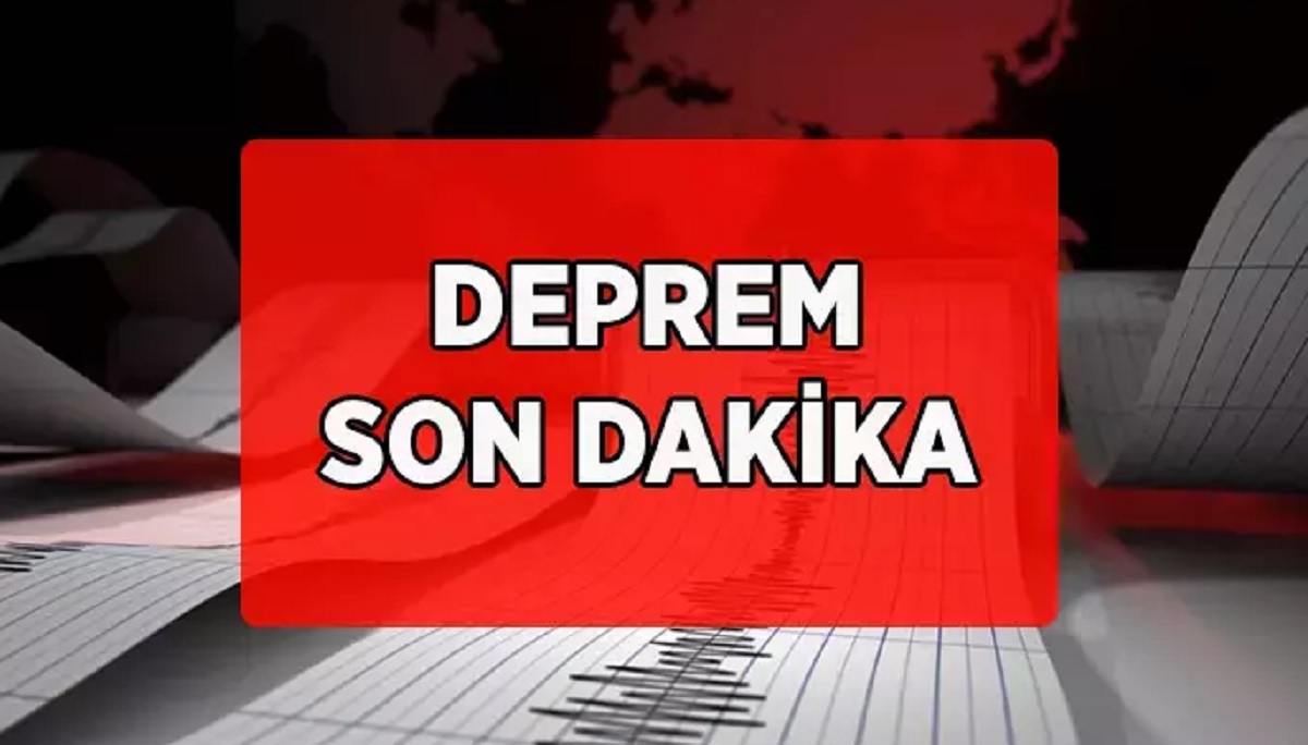 Deprem oldu bir çok ilde hissedildi