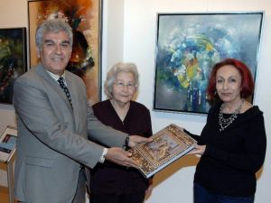 Müjgan Özkaya Yılmaz, Sanko Sanat Galerisi’nde Sergi Açtı