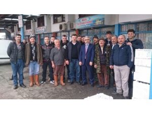 AK Parti Trabzon Milletvekili Aday Adayı Mahir Küçük’ten Balıkçılara Destek