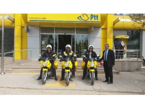 PTT Yeni Motosikletleriyle Şimdi Daha Güçlü