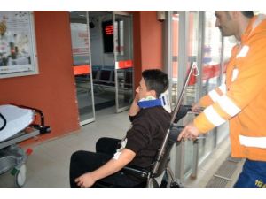 Tekirdağ’da Otomobil Servis Aracına Çarptı: 1 Yaralı