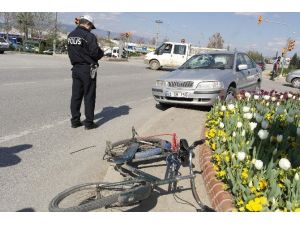 Salihli’de Trafik Kazası: 1 Yaralı