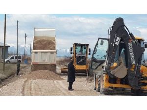 İpekyolu Belediyesi’nden Yol Yapım Çalışması