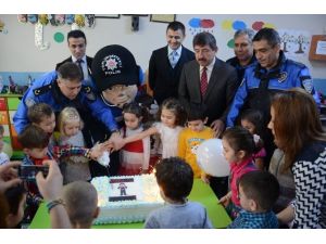 Kanka Polis Ulus’da Minik Öğrencilerle Buluştu