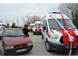 Karaman’a 6 Yeni Ambulans