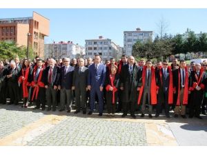 Giresun Adliyesi’nde Şehit Savcı Kiraz İçin Tören