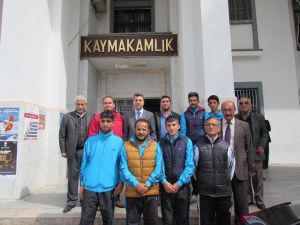 Doğanspor Kaymakam Ünlüsoy’u Ziyaret Etti