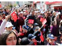 Kütahya’da Polis-halk Yürüyüşü