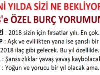 2018 YILI BURÇ YORUMLARI